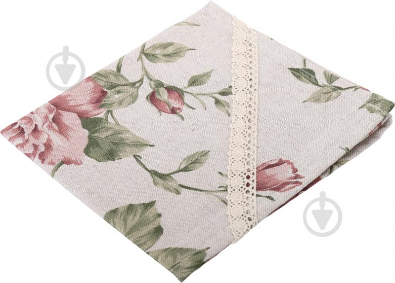 Салфетка Прованс large pink Rose 35x45 см бежевый - фото 1 Салфетка Прованс large pink Rose 35x45 см бежевый - фото 1