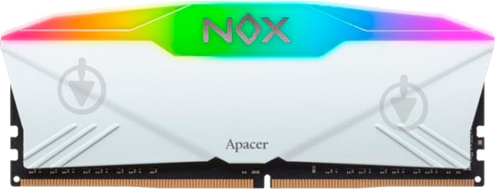 Оперативна пам'ять Apacer SODIMM DDR4 32 GB (2x16GB) 3200 MHz (AH4U32G32C28YNWAA-2) NOX RGB White - фото 3