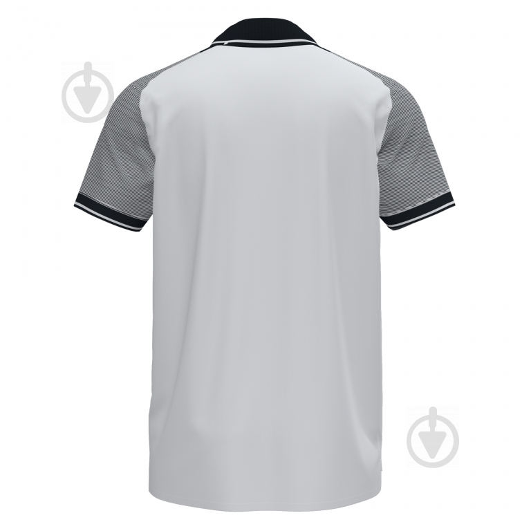 Поло Joma ESSENTIAL II POLO WHITE-BLACK S/S 101509.201 р.S білий - фото 2