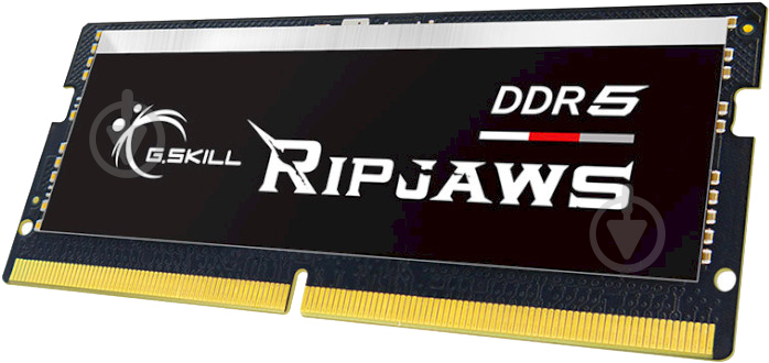 Оперативная память G.Skill SODIMM DDR5 32 GB (1x32GB) 4800 MHz (F5-4800S3838A32GX1-RS) Ripjaws - фото 1