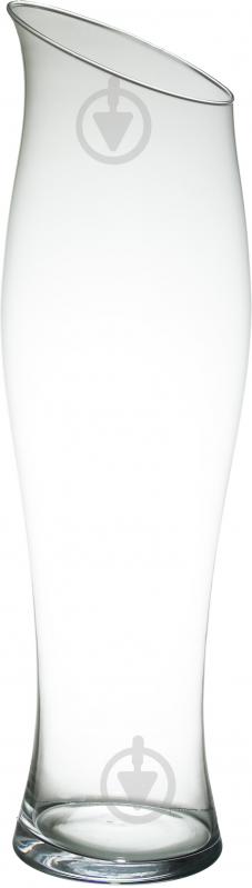 Ваза стеклянная прозрачная 19,5х65 см 65 см - фото 1