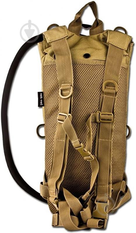 Система питьевая Sturm Mil-Tec рюкзак с гидросистемой "MIL-SPEC WATER PACK WITH STRAPS (3 L)" Coyote - фото 2