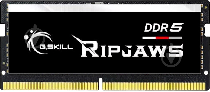 Оперативна пам'ять G.Skill SODIMM DDR5 16 GB (1x16GB) 4800 MHz (F5-4800S3434A16GX1-RS) Ripjaws - фото 2