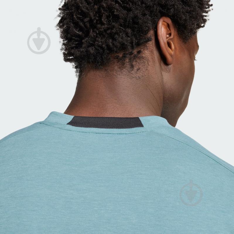 Футболка Adidas D4T Tee JX3285 р.L зелений - фото 4