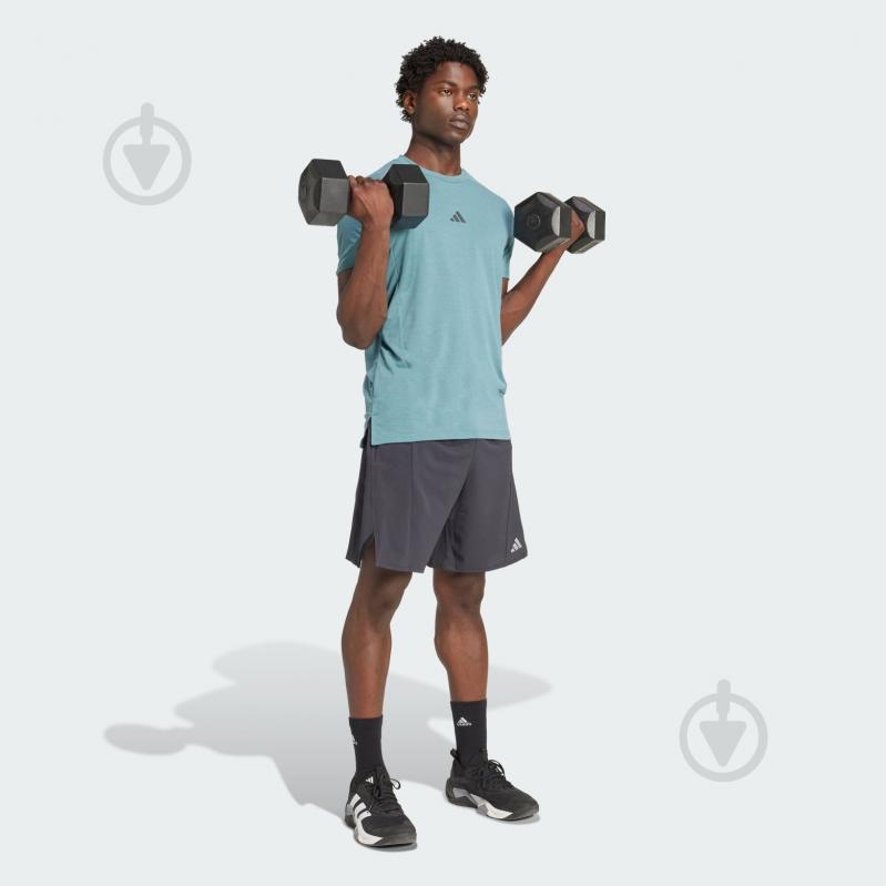 Футболка Adidas D4T Tee JX3285 р.L зелений - фото 5