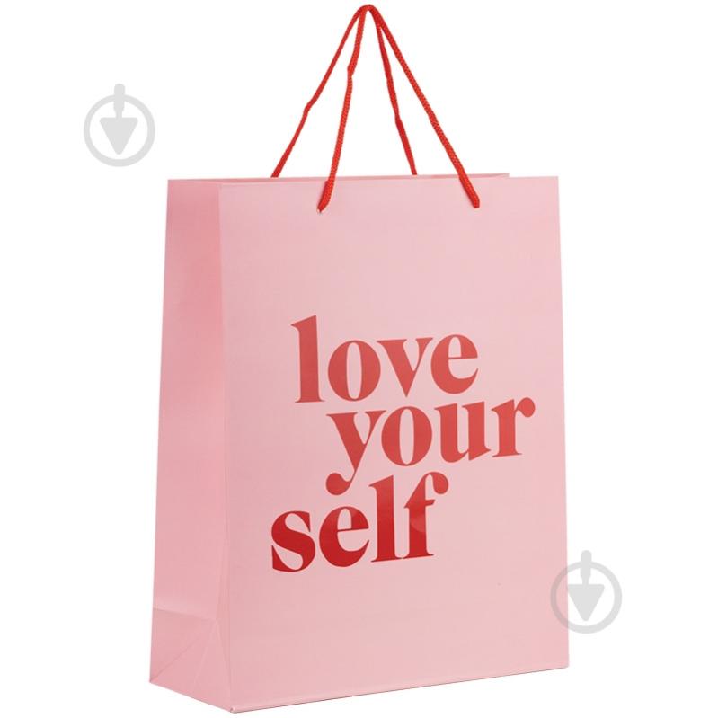 Пакет подарунковий Love yourself 8502-29-A 26х32 см Axent - фото 2 Пакет подарунковий Love yourself 8502-29-A 26х32 см Axent - фото 2