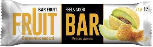 Батончик Fruit Bar мюсли co вкусом дыни 25 г - фото 1