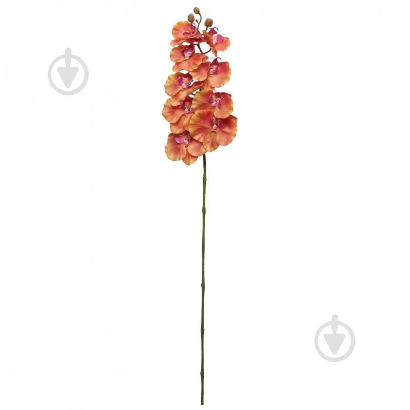 Цветок искусственный Фаленопсис 98 см терракотовый Девилон - фото 1