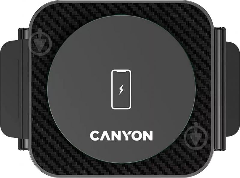 Бездротовий зарядний пристрій Canyon WS-305 3 в 1 QI Black (CNS-WCS305B) - фото 4