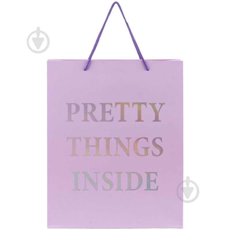Пакет подарунковий Pretty things inside 8502-27-A 26х32 см Axent - фото 1 Пакет подарунковий Pretty things inside 8502-27-A 26х32 см Axent - фото 1