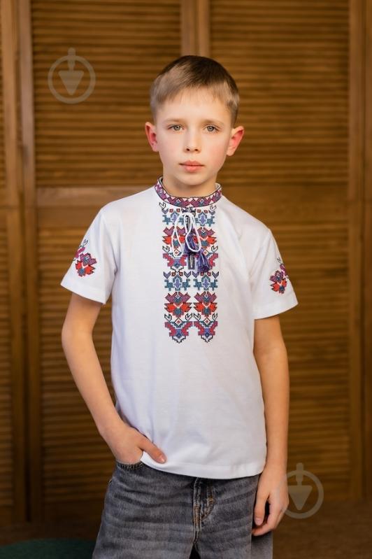 Вышиванка для мальчиков Galychanka Казачок р.98 белый Bft-084 - фото 2 Вышиванка для мальчиков Galychanka Казачок р.98 белый Bft-084 - фото 2