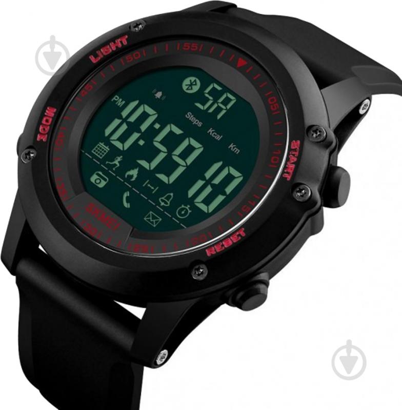 Наручные часы Skmei 1321 black/red (1321BOXRD) - фото 2