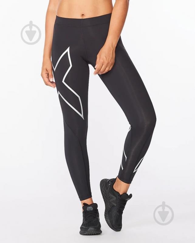 Лосини 2XU Core Compression Tights WA4173b_BLK/SIL р.XXS чорний - фото 2