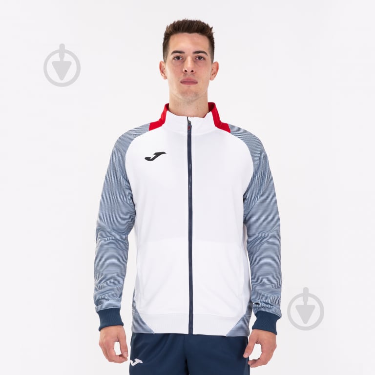 Джемпер Joma ESSENTIAL II JACKET WHITE-DARK NAVY 101535.203 р. L біло-синій - фото 2