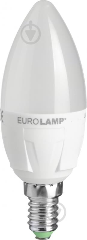 Лампа світлодіодна Eurolamp 6 Вт C37 матова E14 175-250 В 4000 К LED-CL-06144(T)dim - фото 1