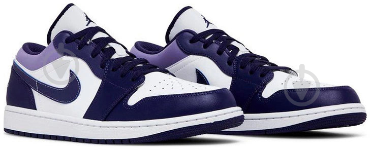 Кроссовки мужские демисезонные Jordan AIR 1 LOW 553558-515 р.45,5 фиолетовые - фото 3