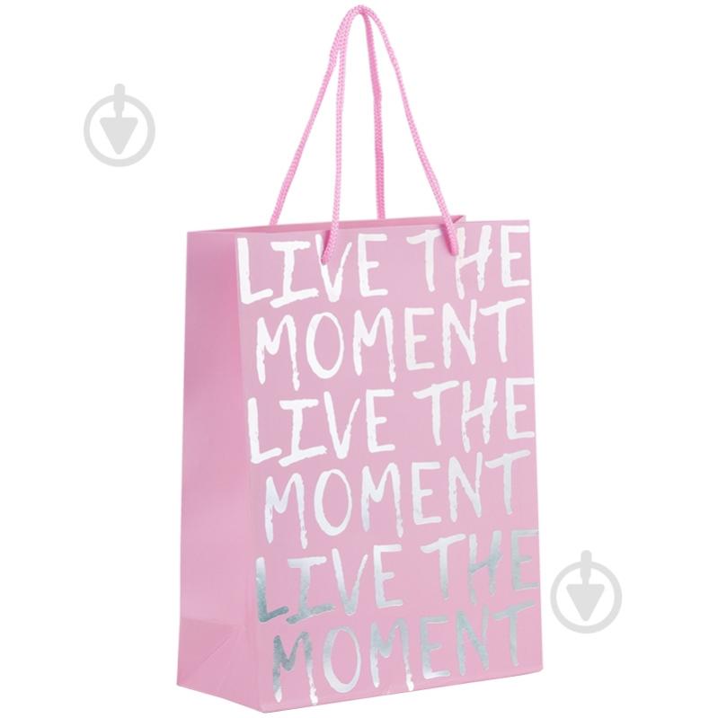 Пакет подарунковий Live the moment 8501-29-A 18х24 см Axent - фото 2 Пакет подарунковий Live the moment 8501-29-A 18х24 см Axent - фото 2