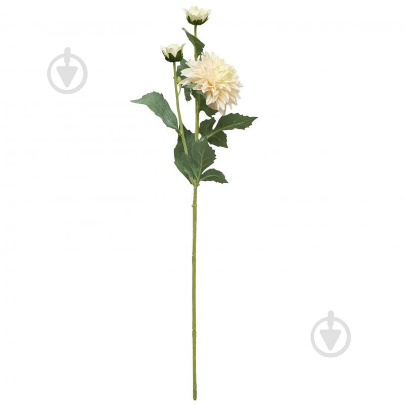 Цветок искусственный Георгина 61 см белая Девилон - фото 1