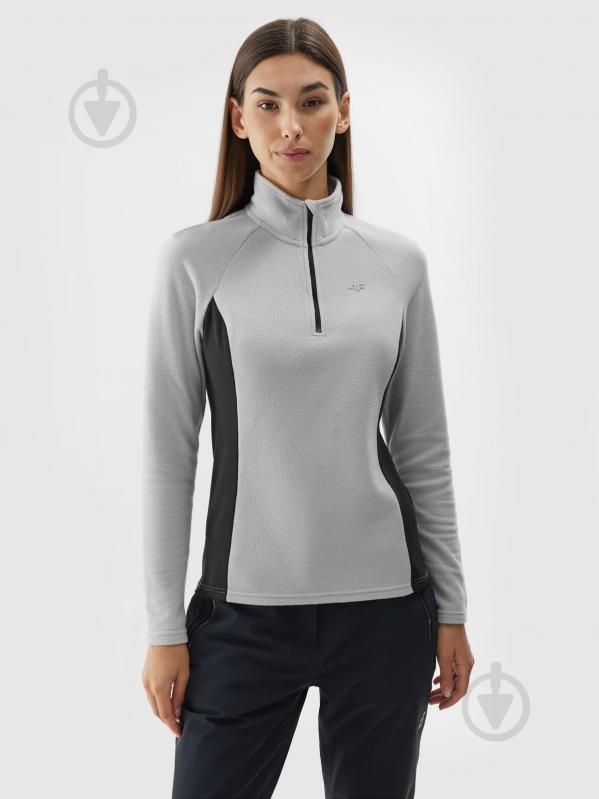 Джемпер 4F 4FAW23UFLEF032-26S р.S серый - фото 2 Джемпер 4F 4FAW23UFLEF032-26S р.S серый - фото 2