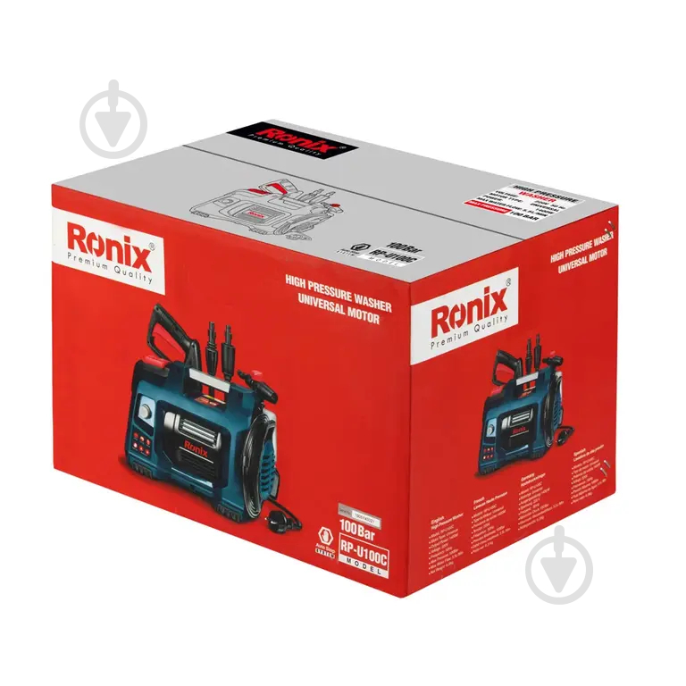 Мийка високого тиску Ronix 1400Вт 100Bar RP-U100C - фото 7