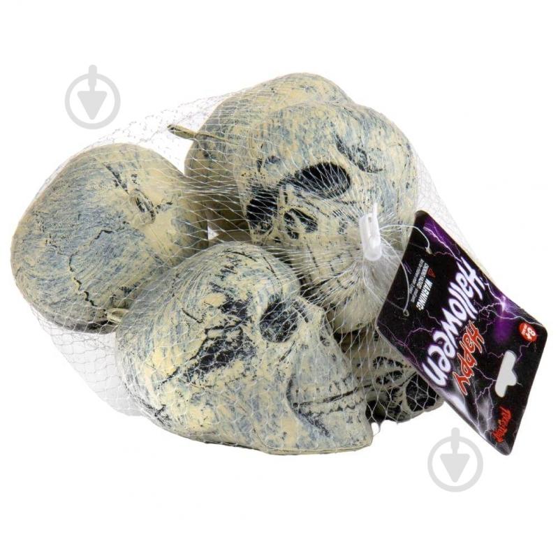 Декор Черепа 11 см 6 шт. - фото 1