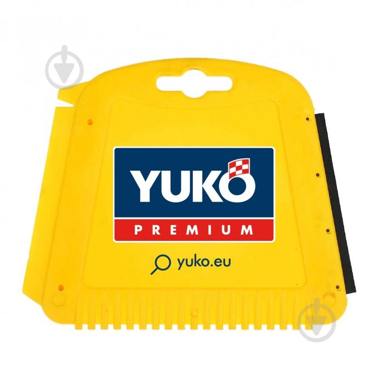 Шкребок для снігу YUKO Premium із водосгоном - фото 1 Шкребок для снігу YUKO Premium із водосгоном - фото 1