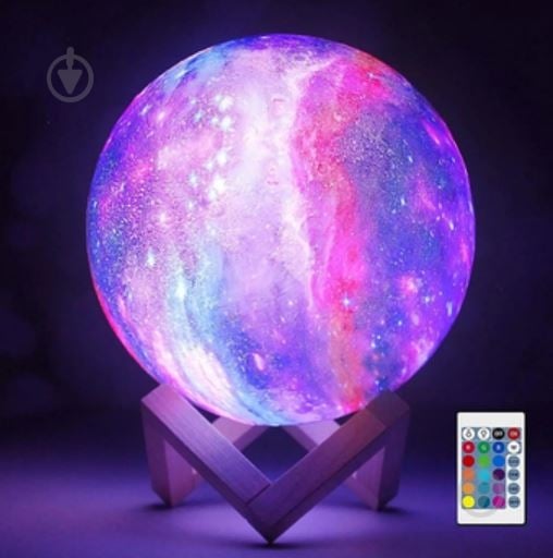 Ночник 3D Led Berger 0,5 Вт разноцветный 1039-NL-15 Galaxy 3D RGB - фото 2 Ночник 3D Led Berger 0,5 Вт разноцветный 1039-NL-15 Galaxy 3D RGB - фото 2