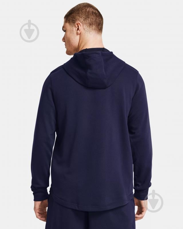 Джемпер Under Armour UA RIVAL TERRY GRAPHIC HOOD 1386047-410 р.M синий - фото 2