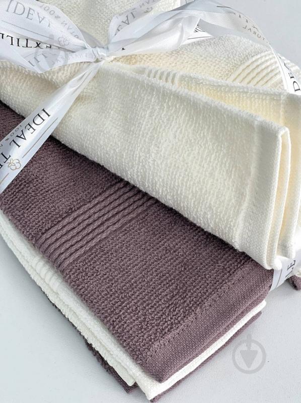 Набор полотенец махровых 30x45 см коричневый с бежевым IDEAL TEXTILE - фото 2 Набор полотенец махровых 30x45 см коричневый с бежевым IDEAL TEXTILE - фото 2