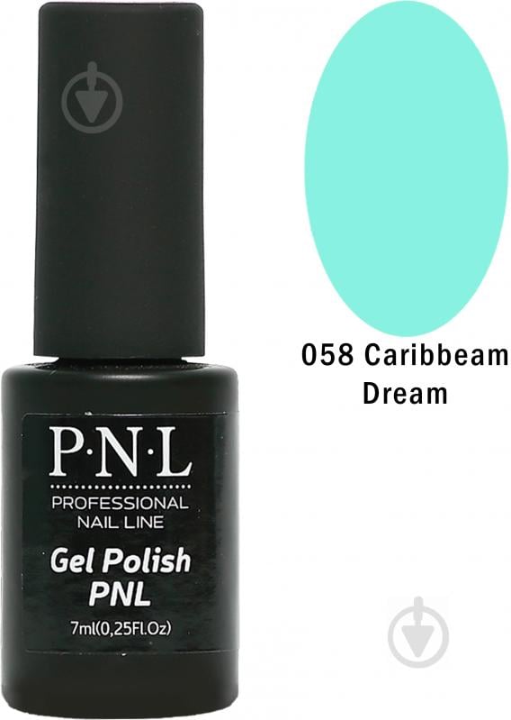 Гель-лак для нігтів P.N.L 058 Caribbeam Dream 7 мл - фото 1