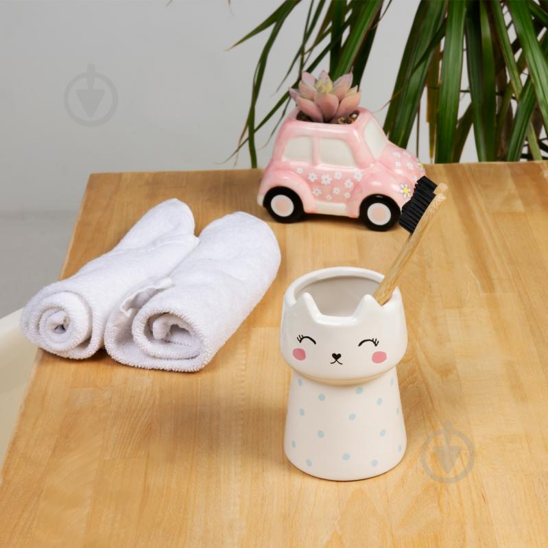 Подставка для зубных щеток Cute Cat BA-21 White - фото 7