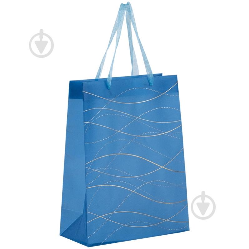 Пакет подарочный Waves-2 8503-30-A 25х19 см Axent - фото 2 Пакет подарочный Waves-2 8503-30-A 25х19 см Axent - фото 2