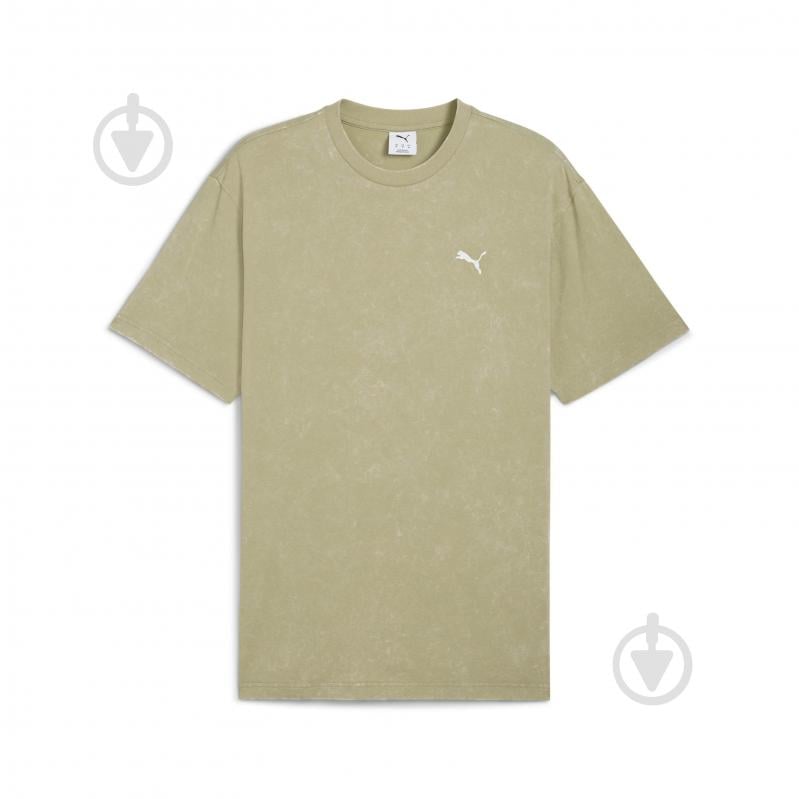 Футболка Puma ESS ELEVATED Relaxed Wash Tee 68804882 р.L хакі - фото 4