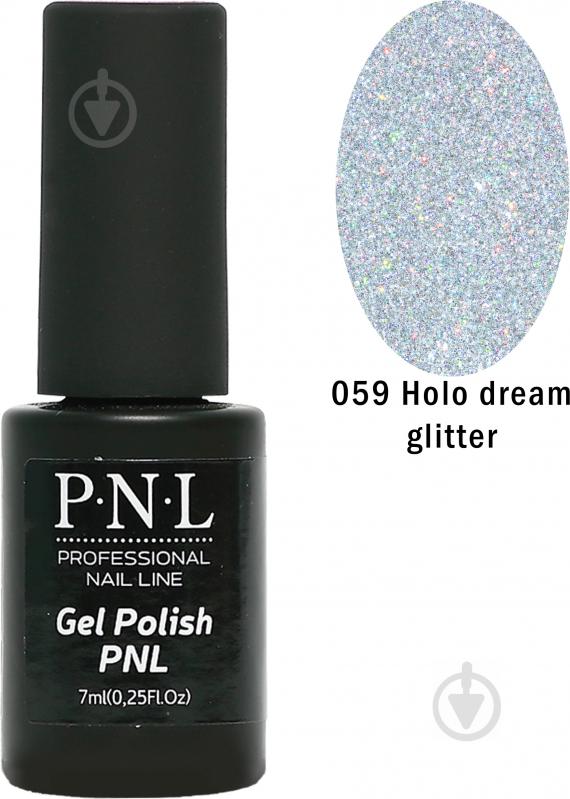 Гель-лак для нігтів P.N.L 059 Holo dream glitter 7 мл - фото 1