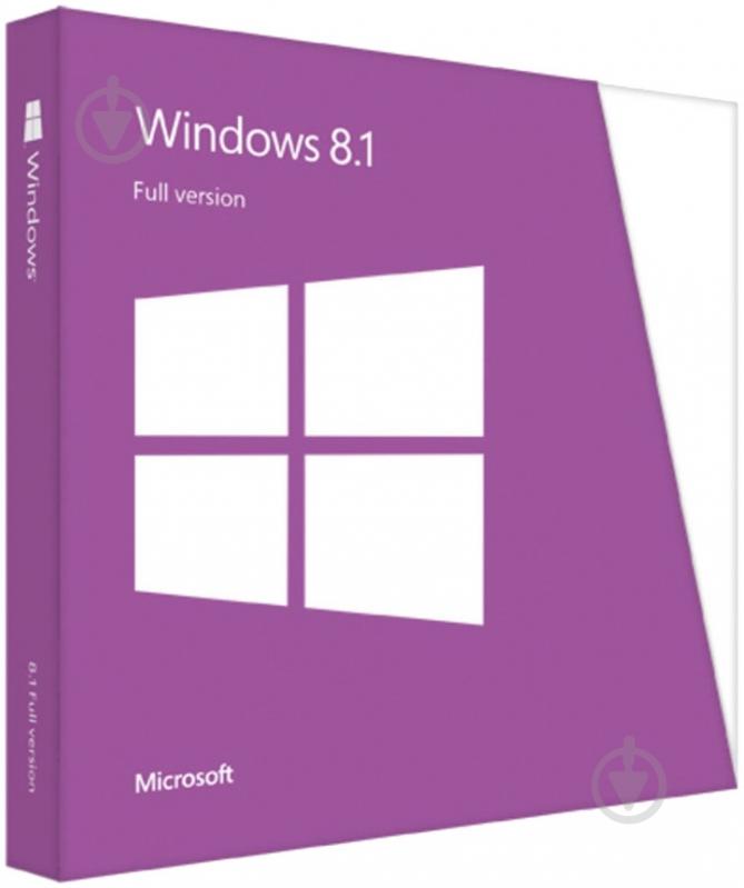Программное обеспечение Microsoft Windows 8.1 32-bit English 1pk DVD (WN7-00658) - фото 1