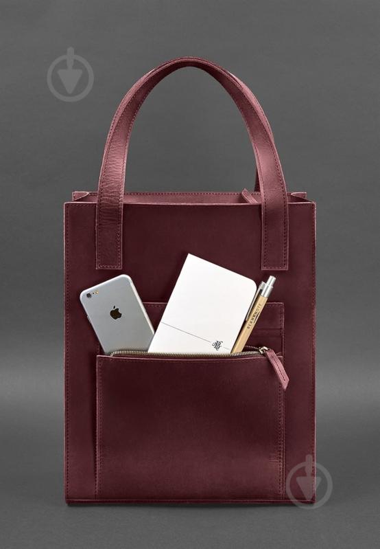 Сумка жіноча BlankNote Бетсі бордовий BN-BAG-10-1 - фото 4