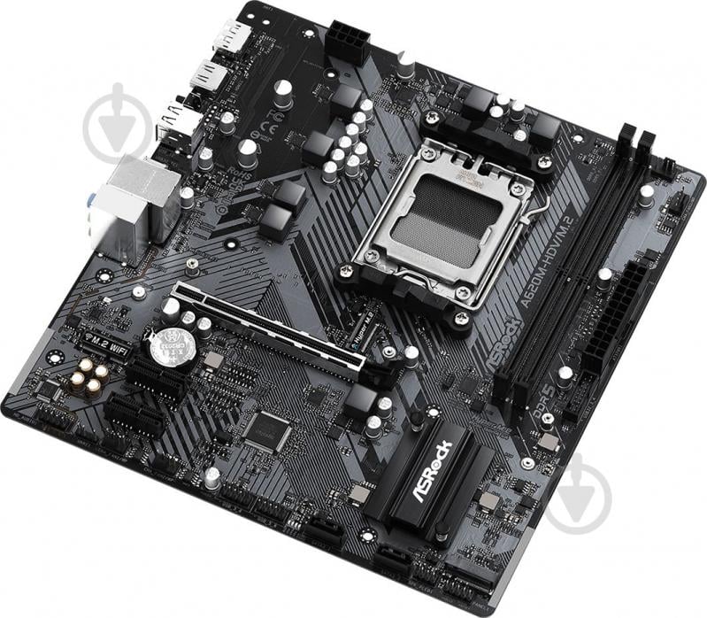 Материнська плата ASRock A620M-HDV/M.2 (Socket AM5, AMD A620, micro ATX) - фото 3