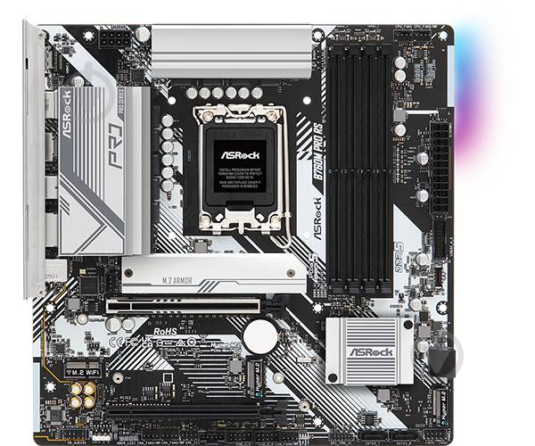 Материнська плата ASRock B760M PRO RS (Socket 1700, Intel B760, micro ATX) - фото 2