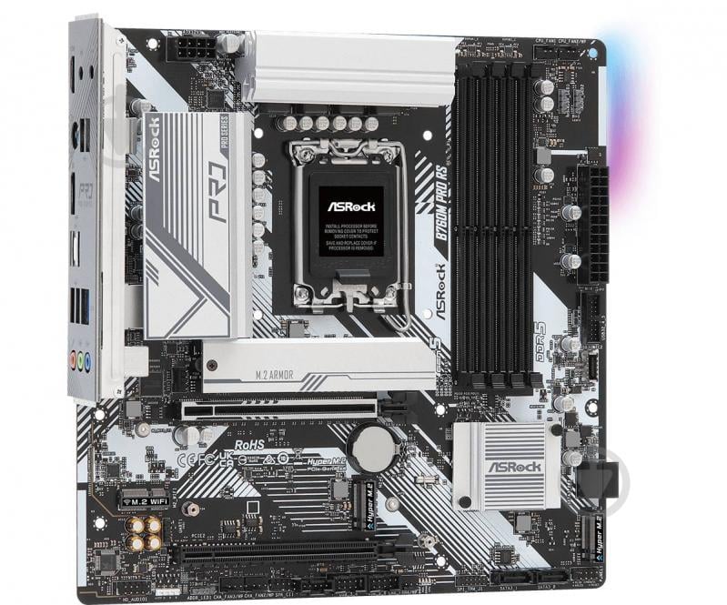 Материнська плата ASRock B760M PRO RS (Socket 1700, Intel B760, micro ATX) - фото 3