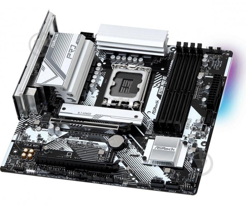 Материнская плата ASRock B760M PRO RS (Socket 1700, Intel B760, micro ATX) - фото 4