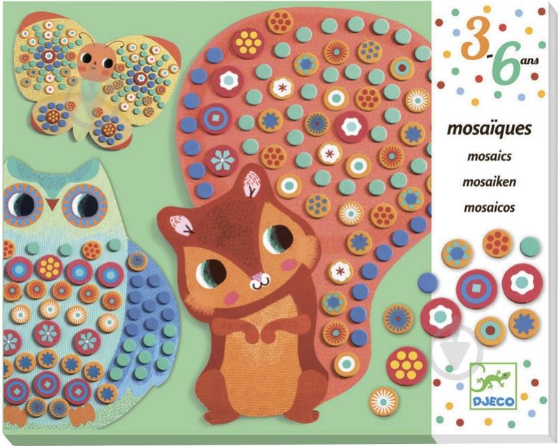 Мозаика Djeco Белочка DJ08897 - фото 1 Мозаика Djeco Белочка DJ08897 - фото 1