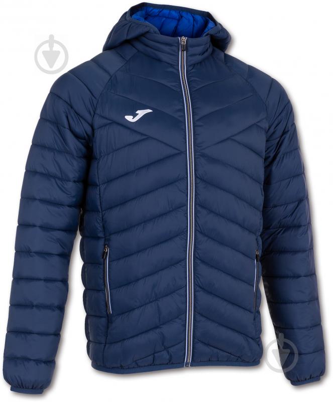 Куртка чоловіча Joma URBAN III ANORAK DARK NAVY-ROYAL 101594.331 р.XL темно-синя - фото 1