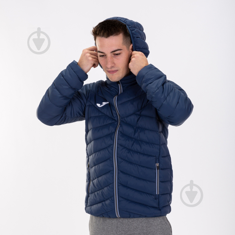 Куртка мужская Joma URBAN III ANORAK DARK NAVY-ROYAL 101594.331 р.XL темно-синяя - фото 7