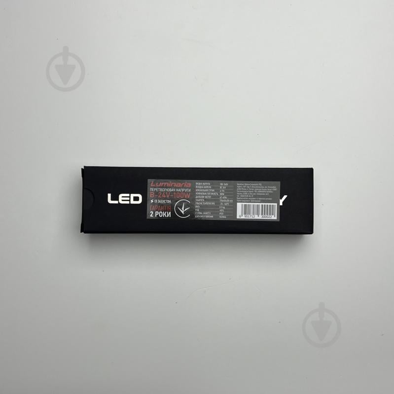 Преобразователь напряжения Luminaria 24 В 100 Вт IP20 B-24V-100W LED драйвер - фото 4 Преобразователь напряжения Luminaria 24 В 100 Вт IP20 B-24V-100W LED драйвер - фото 4