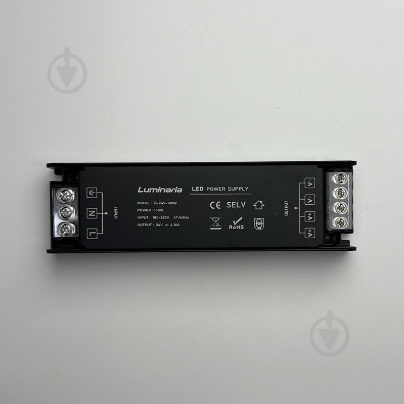 Преобразователь напряжения Luminaria 24 В 100 Вт IP20 B-24V-100W LED драйвер - фото 3 Преобразователь напряжения Luminaria 24 В 100 Вт IP20 B-24V-100W LED драйвер - фото 3