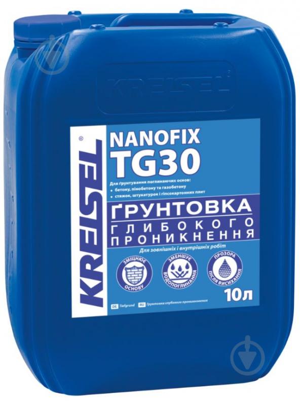 Ґрунтовка глибокопроникна KREISEL NANOFIX TG30 10 л - фото 2