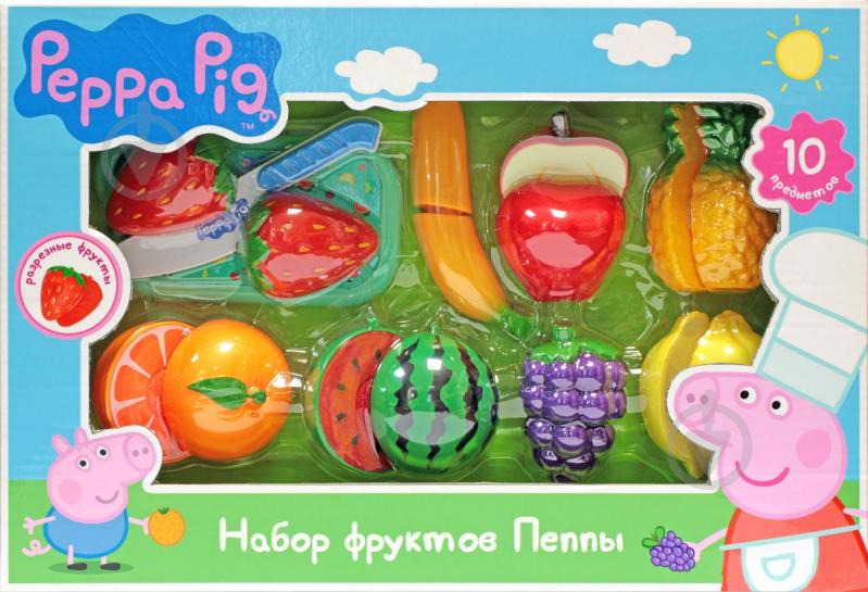 Игровой набор Peppa Pig Набор фруктов Пеппы 10 предметов 30220 - фото 2