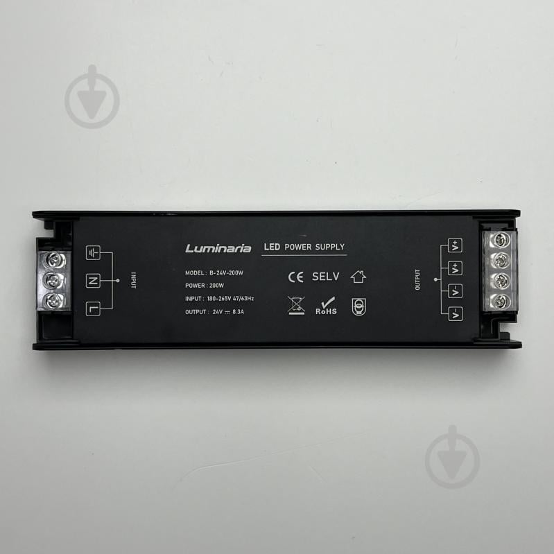 Преобразователь напряжения Luminaria 24 В 200 Вт IP20 B-24V-200W LED драйвер - фото 3 Преобразователь напряжения Luminaria 24 В 200 Вт IP20 B-24V-200W LED драйвер - фото 3