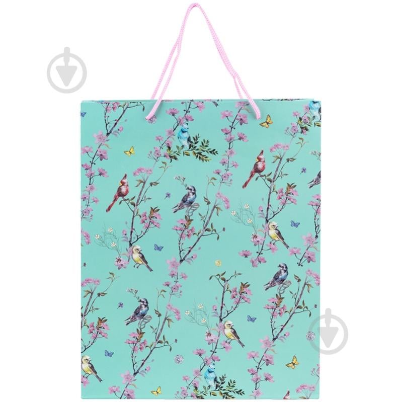 Пакет подарочный Olga Selyshcheva Spring 8502-20-A-OS 26х32 см Axent - фото 1