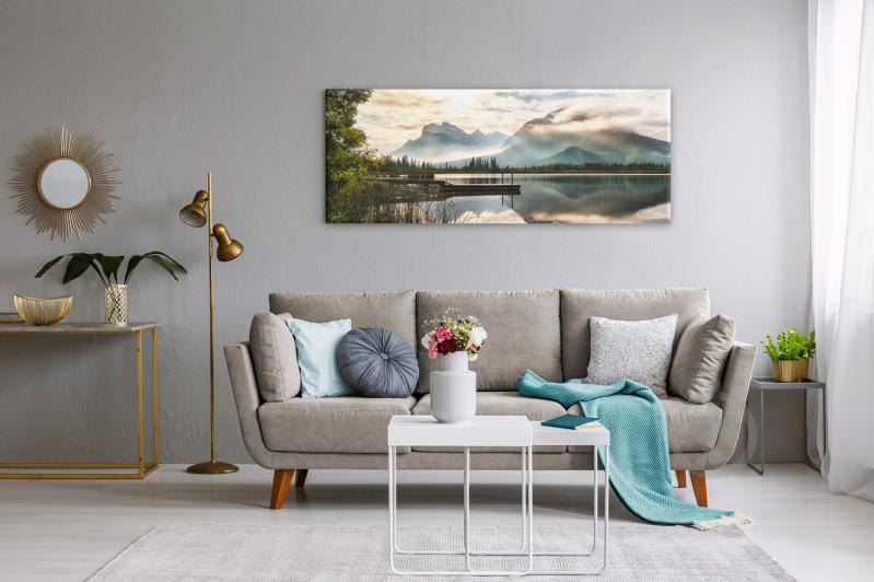 Репродукция Озеро 150x60 см Styler - фото 2